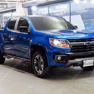 쉐보레 콜로라도 중고 가격 콜로라도 중고차 픽업트럭 중고 파란색 2021년식 33,974km 3.6 Z71-X 4WD 개인사업자 차량구매