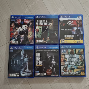 PS4 타이틀 6개 일괄