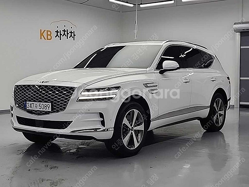 흰색 GV80 중고 제네시스 GV80 중고 가솔린 3....--0