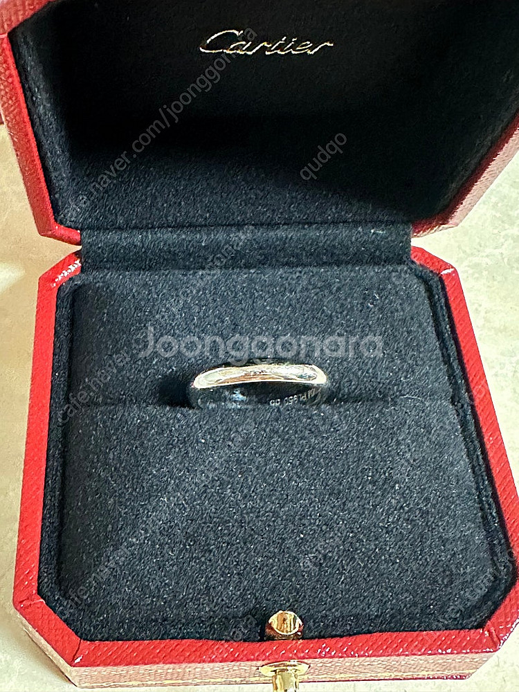 까르띠에반지 1895 웨딩 밴드 3.5mm--4