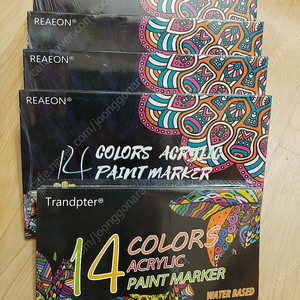 아크릴 페인트 마카 14색 Acrylic Paint Marker 14 Colors