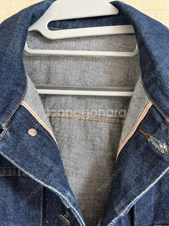 APC 아페쎄 셀비지 데님자켓 L--3