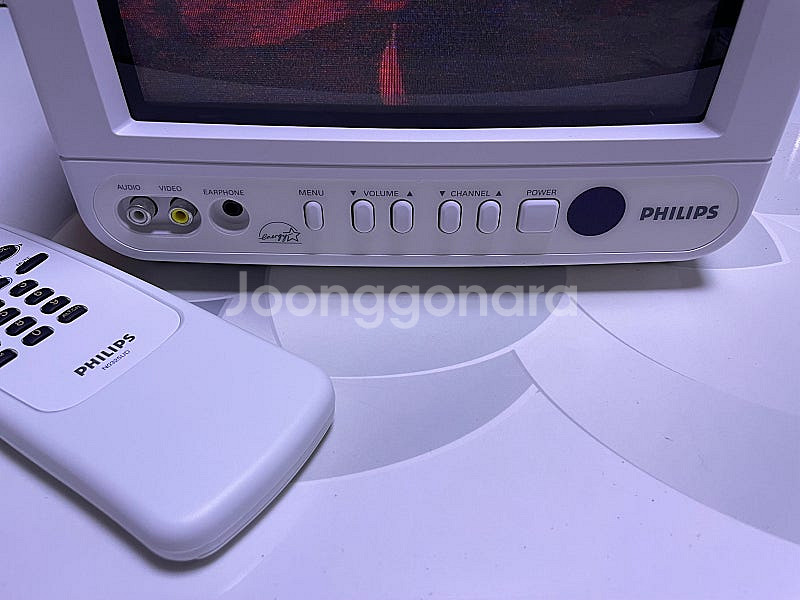 (새상품)필립스[PHILIPS]9인치 칼라티비~화이트색...--9