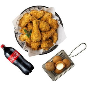 BHC 뿌링클+치즈볼+콜라