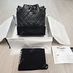 샤넬 가브리엘 백팩 스몰 블랙