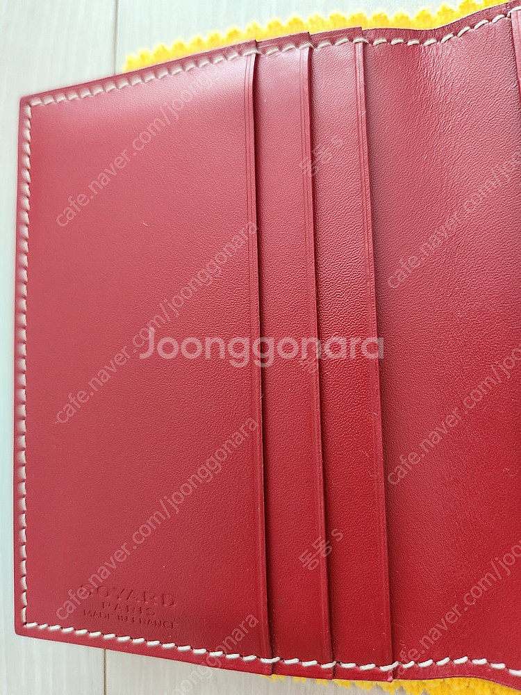 고야드 생마르크 백화점 정품 지갑--4