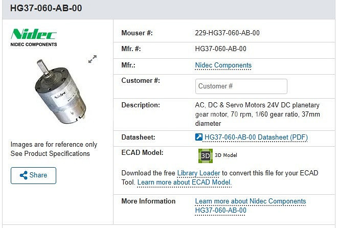 소형 DC Motor (마부치,THINK,FOSTER,...--3