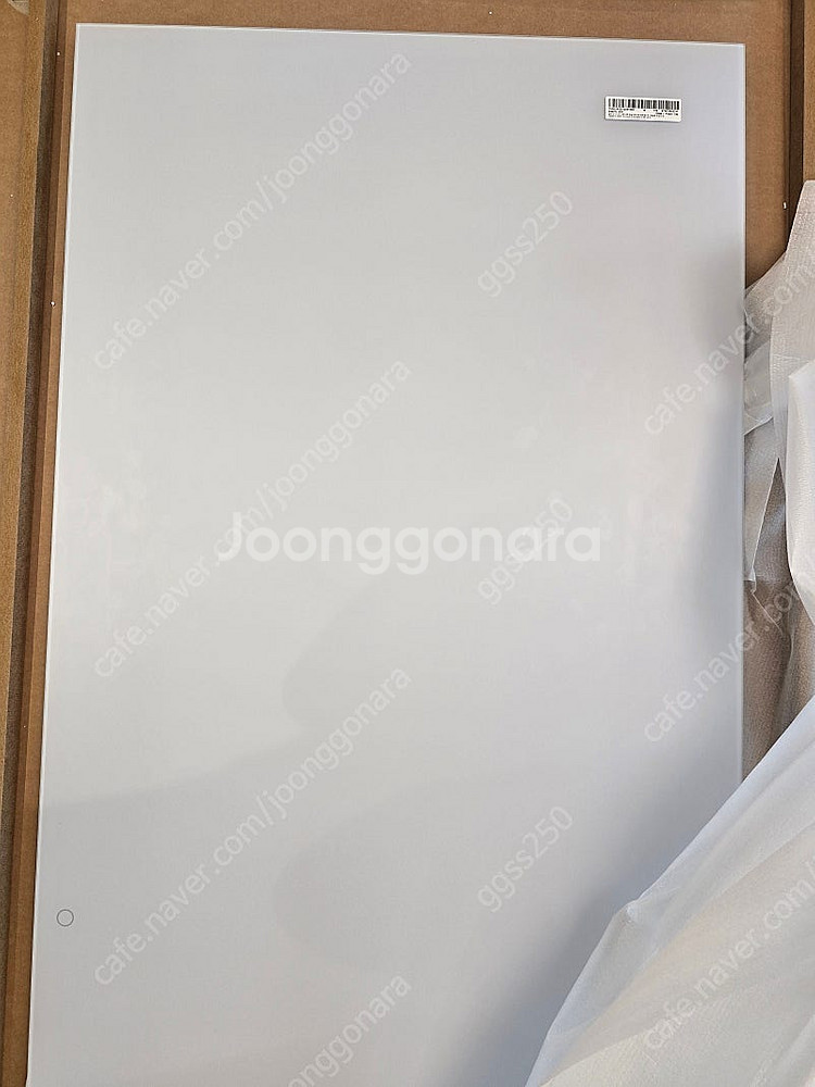 (미사용)LG오브제 컨버터블 냉장고 패널(크림스카이)좌...--2