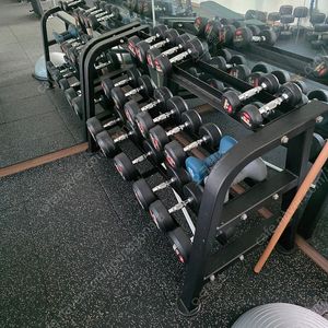 고정식바벨 / 중량원판 중량봉 이지컬바 / 고무아령 조립아령 중고아령