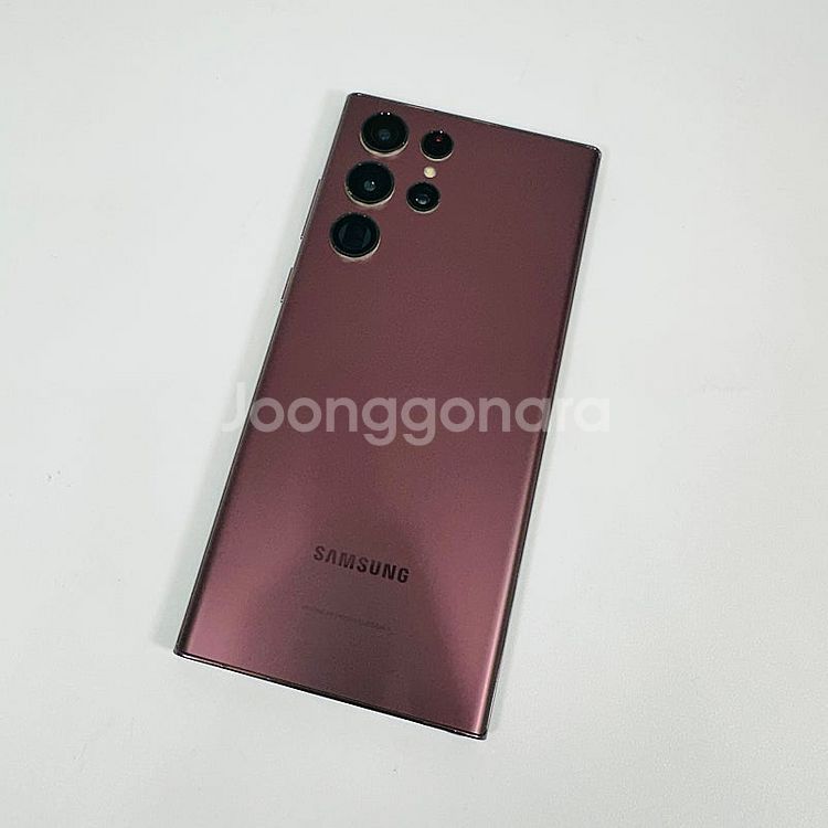 S908 ] 갤럭시 S22울트라 버건디 256기가 41...--1