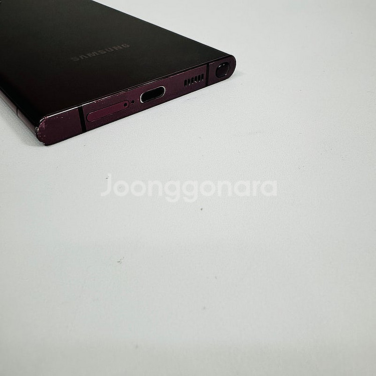 S908 ] 갤럭시 S22울트라 버건디 256기가 41...--7