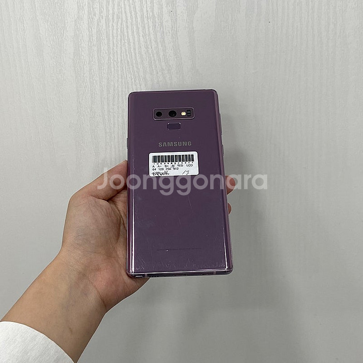82894 갤럭시노트9 퍼플 128GB 부산 중고폰 팝...--2
