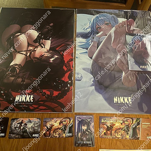 승리의 여신 니케 신세계 팝업 1주차 특전 AR카드 티켓 메탈뱃지 CD키링 플레이트 미개봉 미사용 새상품