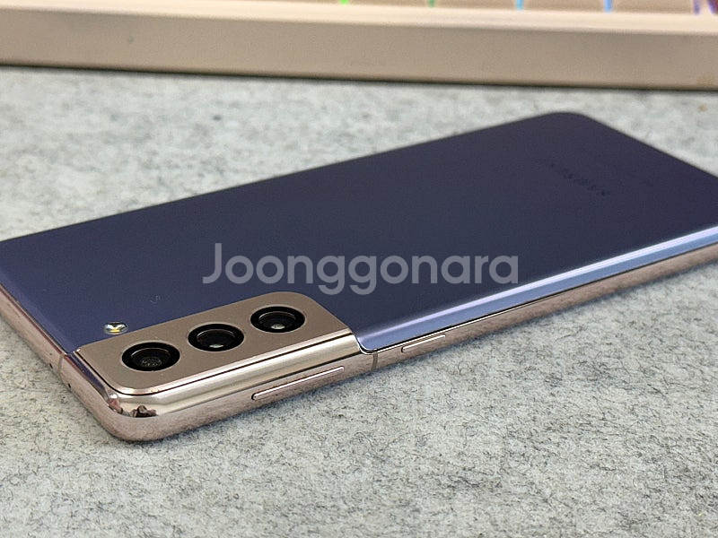 갤럭시S21플러스 퍼플 256G 미파손 깨끗한 초미세잔...--6