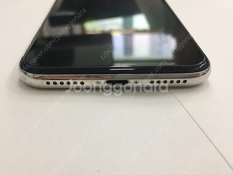 아이폰x 실버 256gb--4