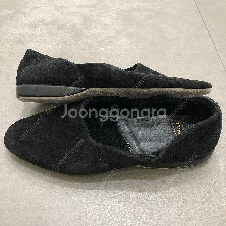 처치스 양털 스웨이드 슬리퍼--3