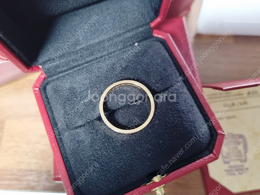 까르띠에 C 드 까르띠에 웨딩 밴드 62호 4mm--2