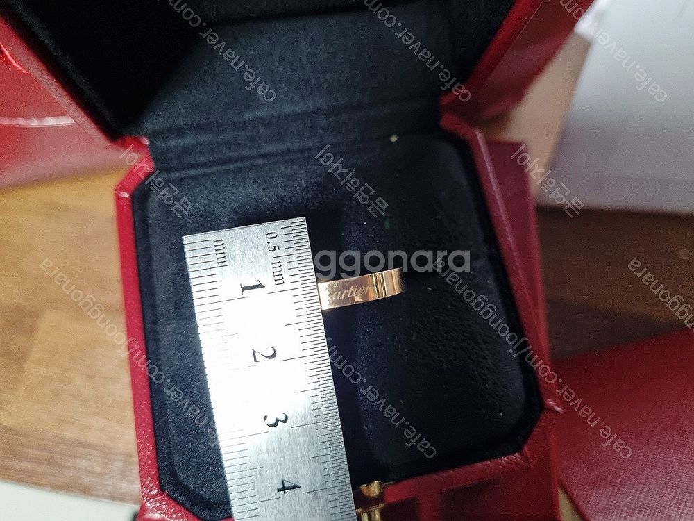 까르띠에 C 드 까르띠에 웨딩 밴드 62호 4mm--4