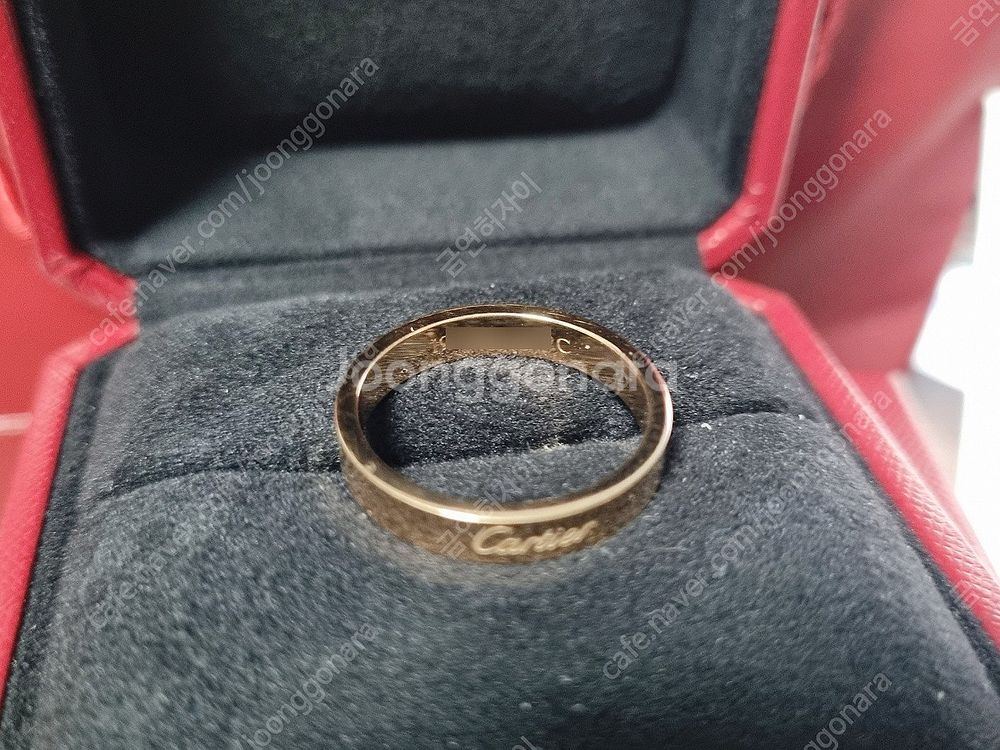까르띠에 C 드 까르띠에 웨딩 밴드 62호 4mm--6
