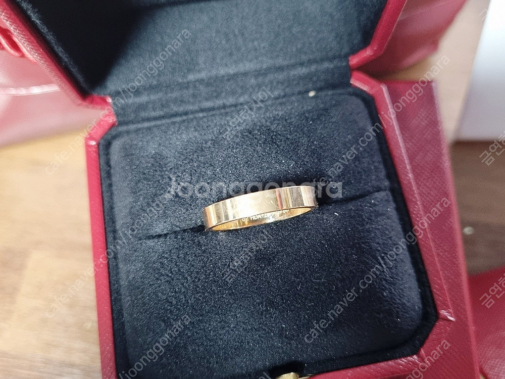 까르띠에 C 드 까르띠에 웨딩 밴드 62호 4mm--7