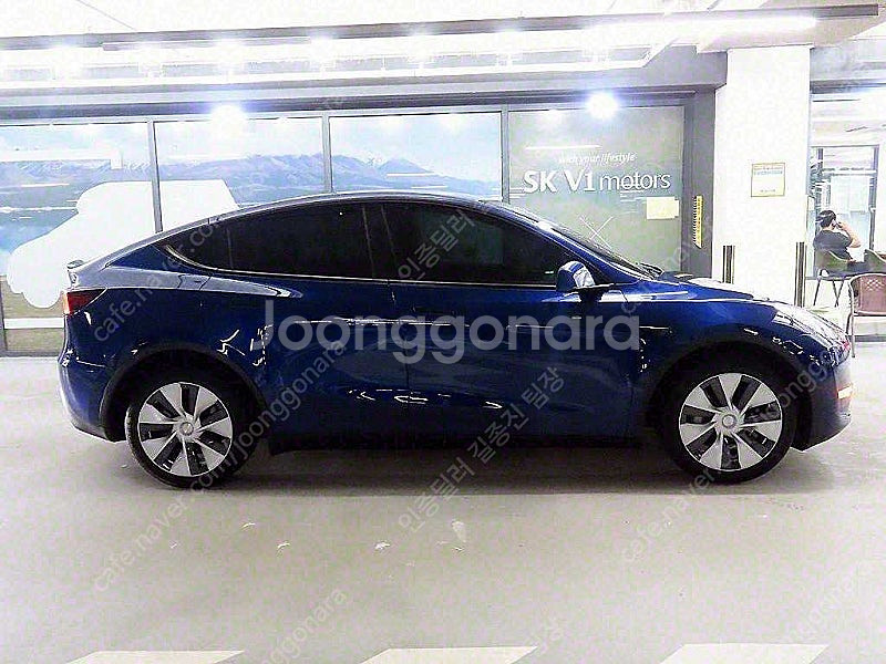 테슬라 모델 Y 중고 테슬라 중고 파란색 2022년식 ...--4