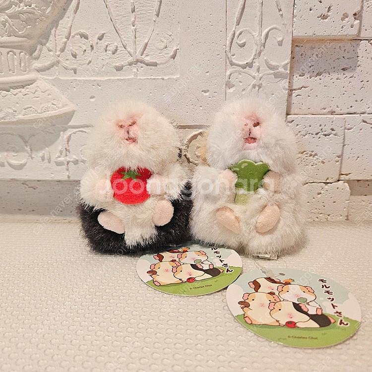 토마토 브로콜리 모루못토상 기니피그 동물 키링 가방고리...--0