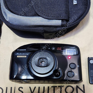 CANON 뉴오토보이(A급,파노라마), 2CR5 기능, 금일날짜, 리모컨정상, 스트랩, 제짝케이스.