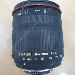 시그마18-200 mm 줌 니콘 마운트