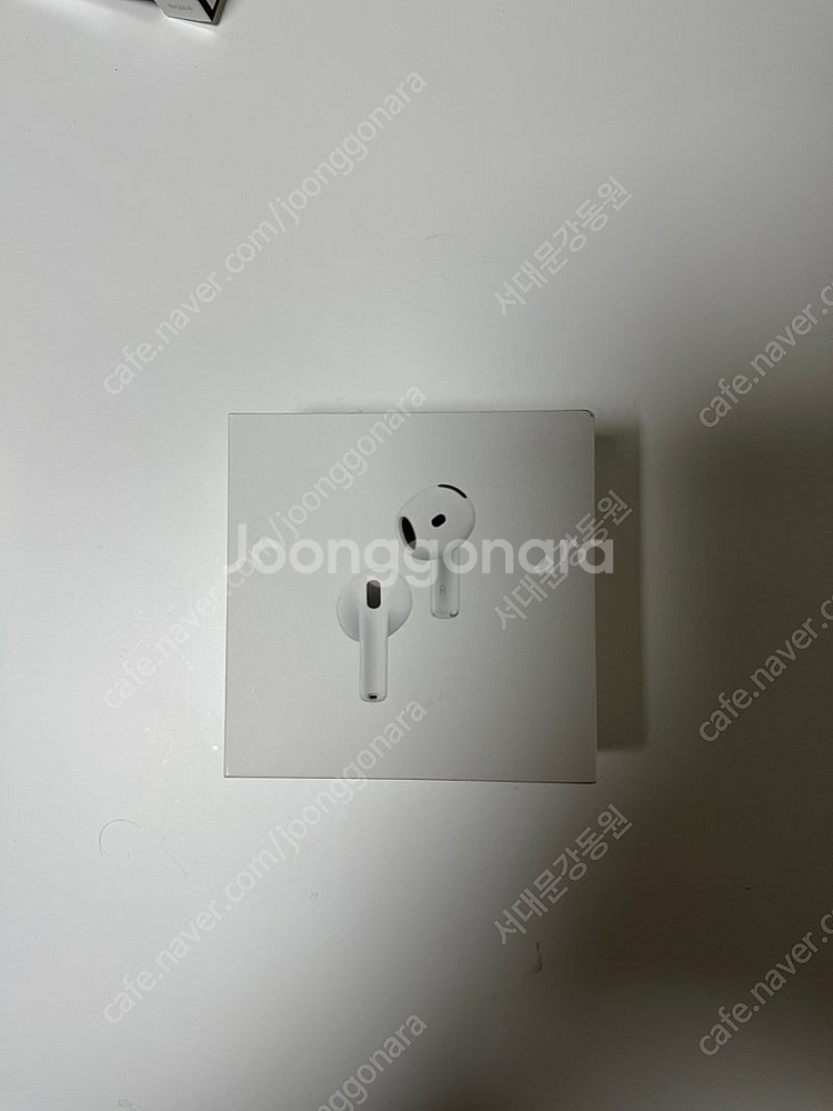 에어팟 4세대 노이즈캔슬링 미개봉--0