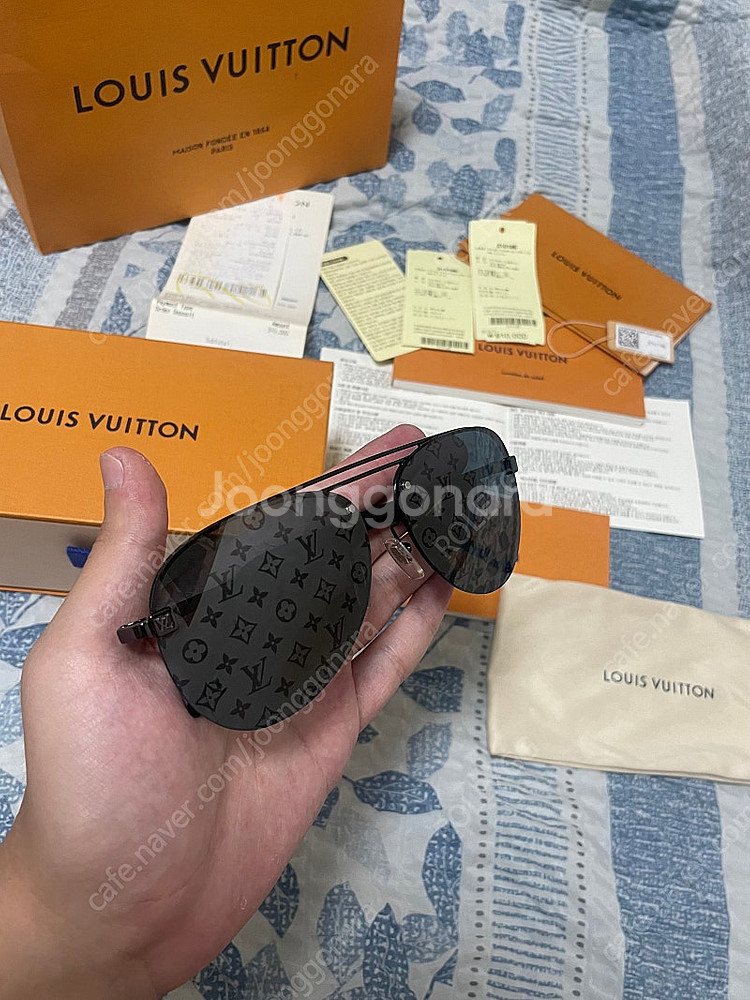 루이비통 모노그램 클락와이즈 선글라스 백화점풀셋--0