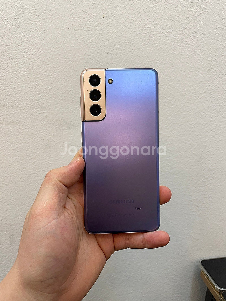 갤럭시S21 팬텀바이올렛 256GB 상태좋은 중고20만...--0