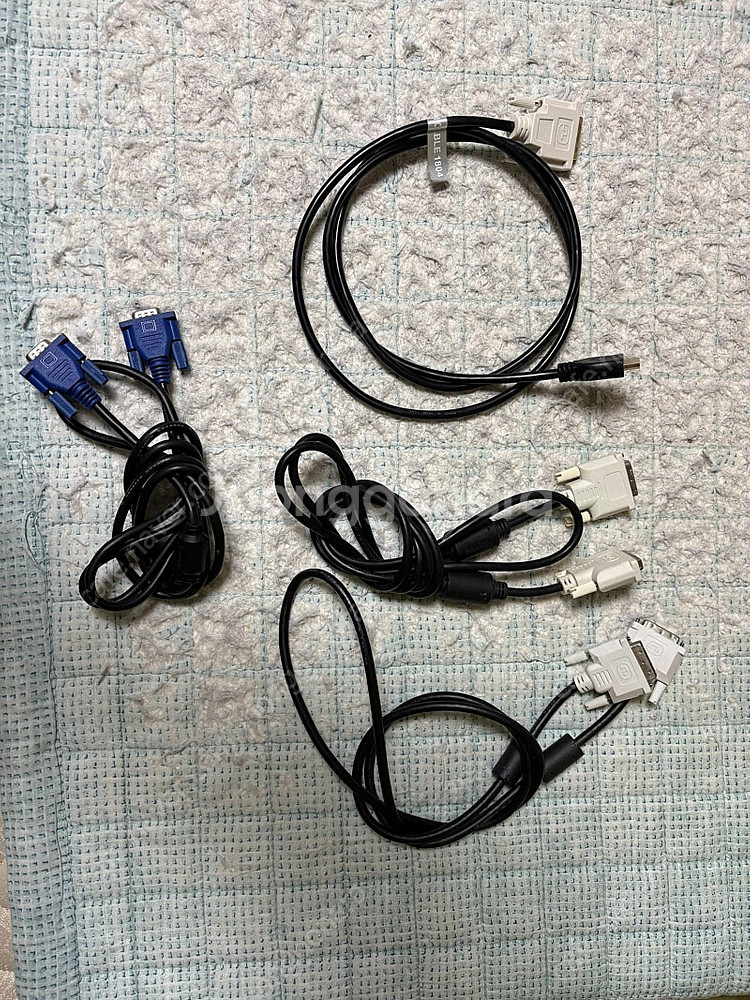 모니터케이블(DVI, VGA), 파워케이블--1