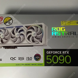 RTX 5090 Astral 아스트랄 화이트 (미개봉)