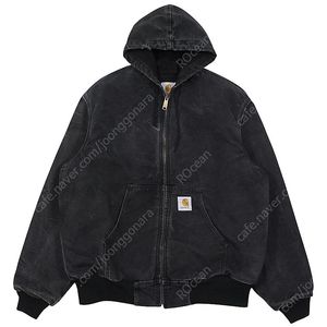 1990s USA Carhartt J03 BLK Duck Active Jacket Thermal Lined 칼하트 덕 액티브 자켓 블랙 써멀 안감 90년대 빈티지 미국제 흑청
