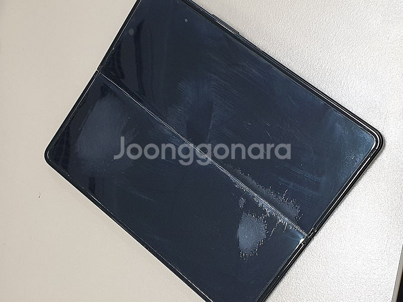 < 갤럭시 Z폴드3 블랙 512GB 터치정상 무잔상 가...--7