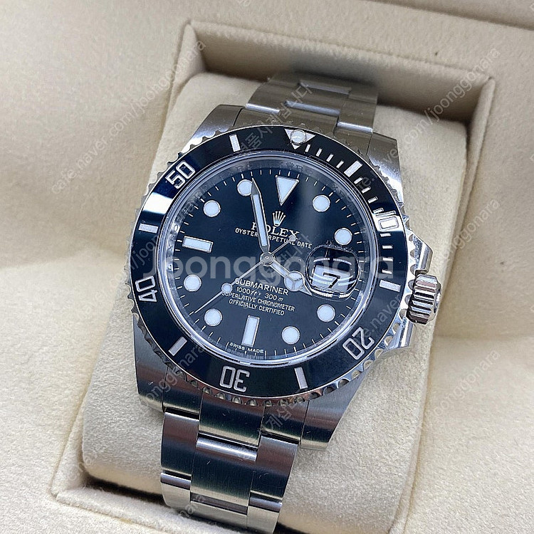 [팝니다] 롤렉스 서브마리너 구형 블랙 데이트 116610LN - 2015년식 (1000048031)--0