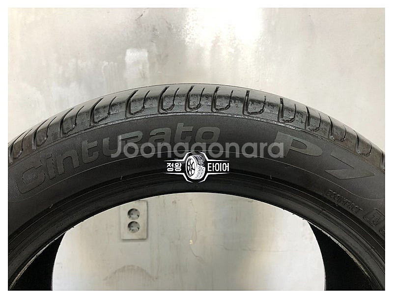 중고타이어 피렐리 신투라토 P7 245/45R18 5시...--5