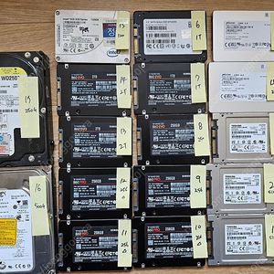 각종 SSD, m.2 (120~2T) 팝니다.