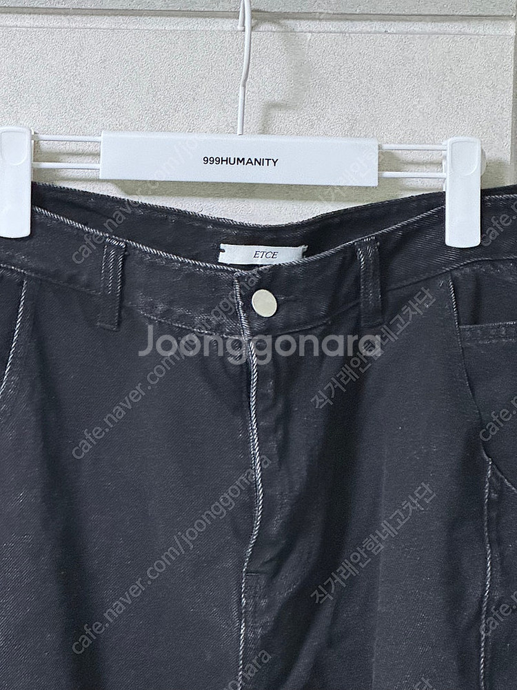 ETCE 이티씨이 커프드 패널 데님 팬츠 xl / 오엠...--1