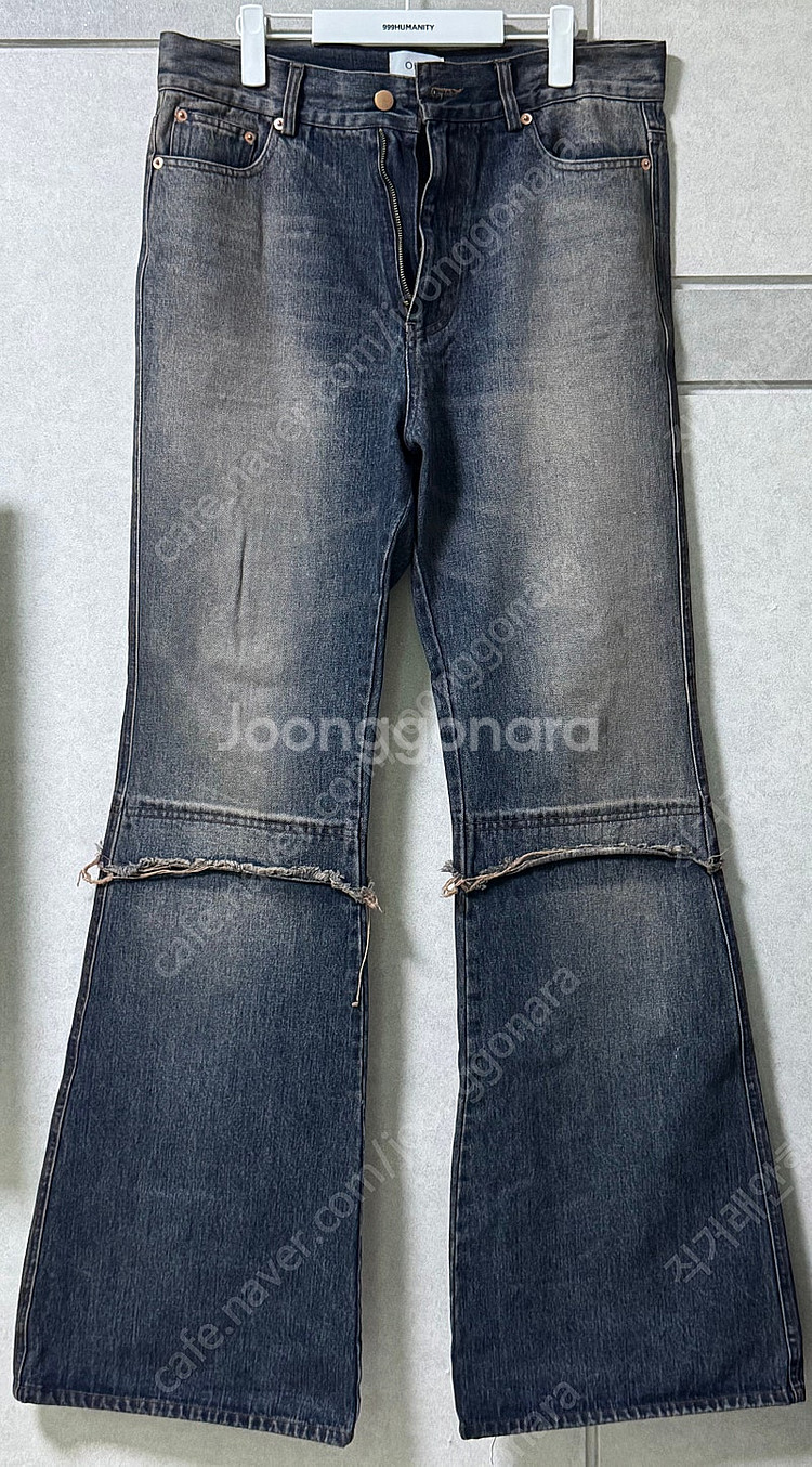 ETCE 이티씨이 커프드 패널 데님 팬츠 xl / 오엠...--3