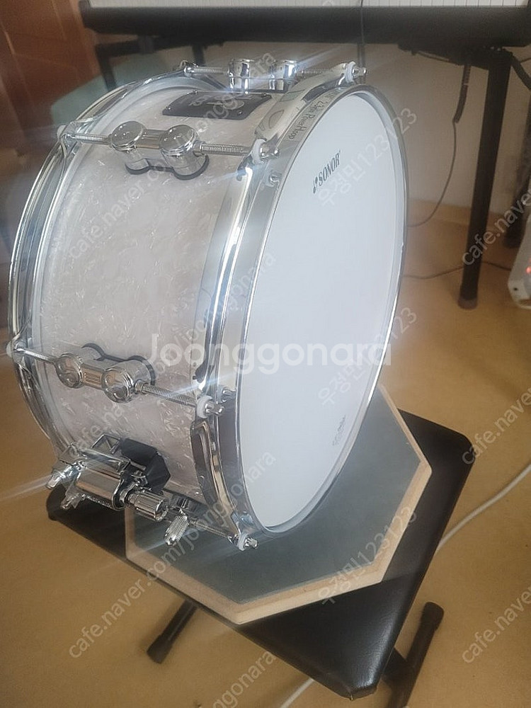 Sonor AQ2 White Pearl Snare 소노...--1