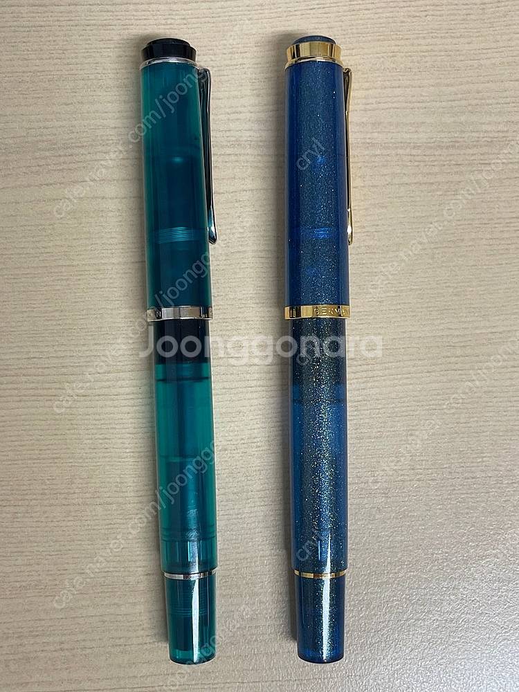 펠리칸 m200 한정판 만년필 레드마블 F--3