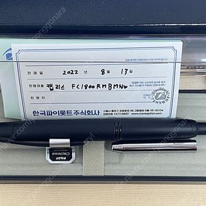 파이롯트 캡리스 매트블랙 M 만년필