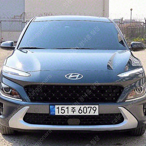 코나 하이브리드 중고 코나 더뉴코나 중고차 회색 2021년식 61,679km 모던 중고차구매