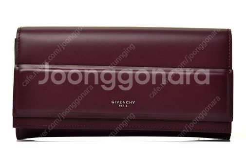 (정품 새제품) 지방시 호라이즌 장지갑 버건디--1