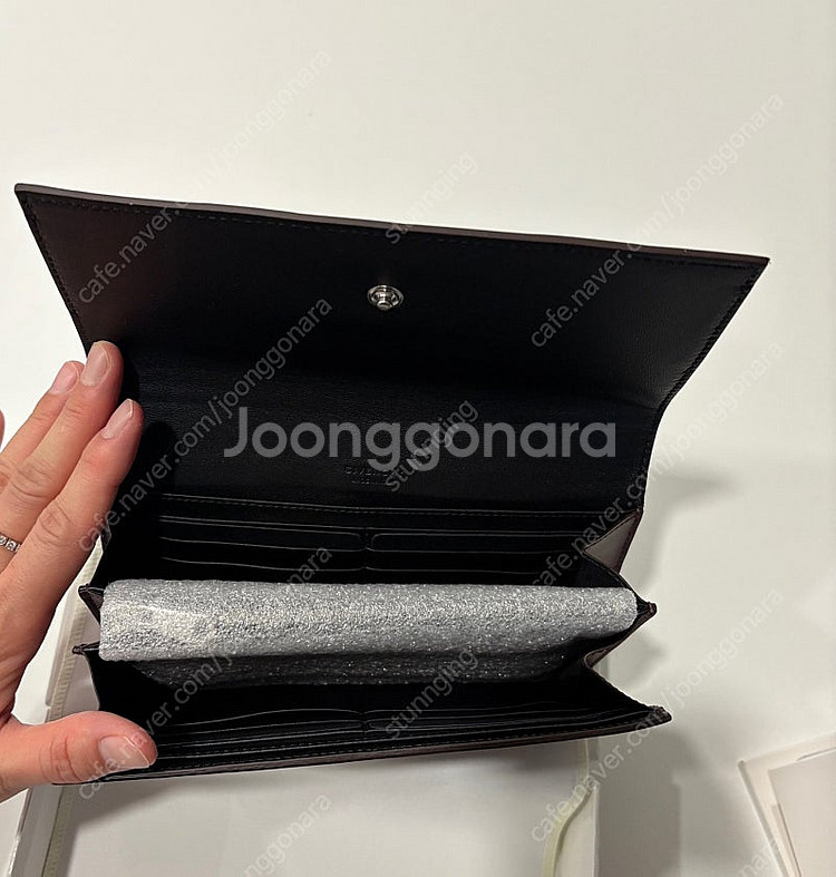 (정품 새제품) 지방시 호라이즌 장지갑 버건디--8