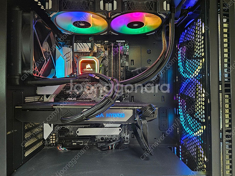 2080ti 수냉하이브리드 본체 팝니다--2
