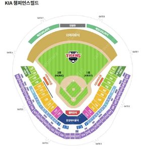 7.5 기아 vs 롯데 3연석 3루 EV 526블록 중간열