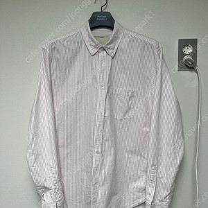포터리 버튼다운 셔츠 핑크 스트라이프 3사이즈