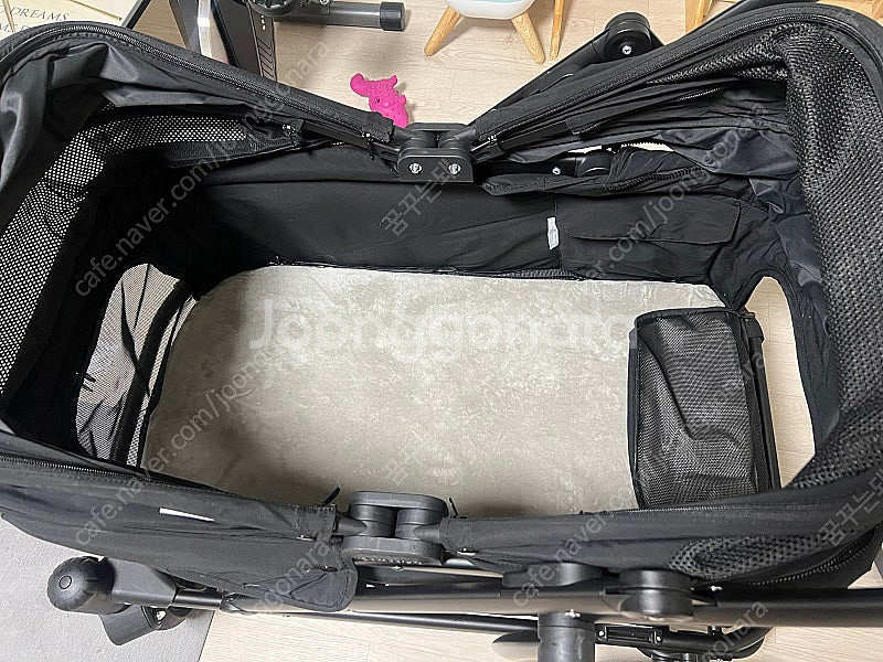 폼포라펫 클래식웨건 딥블랙 애견유모차--1